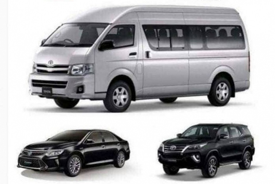 บริการรถ SUV  7 ที่นั่งพร้อมคนขับ